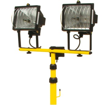 2 LAMPY HALOGENOWE 400W 8600LM STOJAK