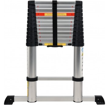 ALUMINIOWA DRABINA TELESKOPOWA 3,8M 13ST