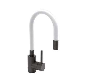 BATERIA ZLEW. 'BLACK FLEXIBLE' BIAŁA