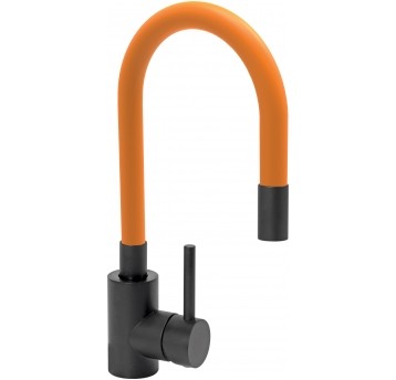 BATERIA ZLEW. 'BLACK FLEXIBLE' POMARAŃ.