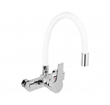 BATERIA ZLEW. ŚCIENNA FLEXIBLE BIAŁA
