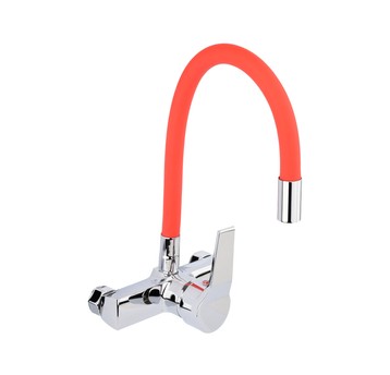 BATERIA ZLEW. ŚCIENNA FLEXIBLE CZERWONA