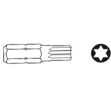 Bit 10mm TORX T30 x 75mm