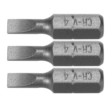 BITY 1/4"X25 MM, 4MM 3 SZT