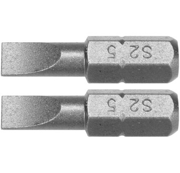 BITY 1/4"X25 MM, 5MM 2 SZT
