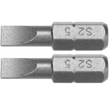 BITY 1/4"X25 MM, 5MM 2 SZT