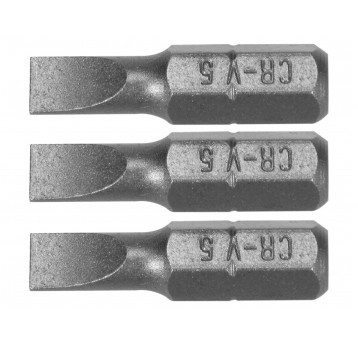 BITY 1/4"X25 MM, 5MM 3 SZT