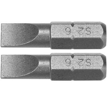 BITY 1/4"X25 MM, 6MM 2 SZT