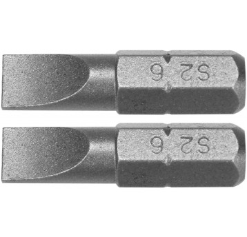 BITY 1/4"X25 MM, 6MM 2 SZT