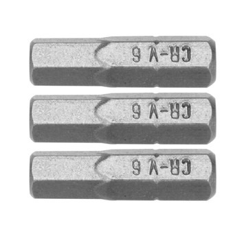 BITY 1/4"X25 MM HEX H6 3 SZT