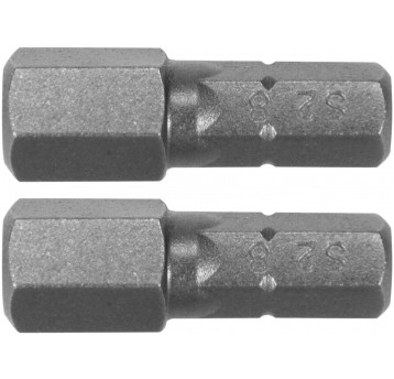 BITY 1/4"X25 MM HEX H8 2 SZT