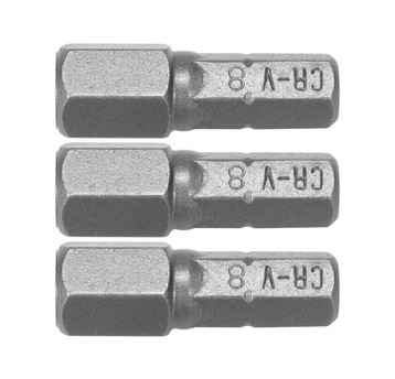 BITY 1/4"X25 MM HEX H8 3 SZT