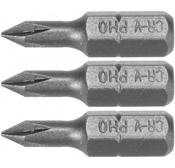 BITY 1/4"X25 MM PH0 3 SZT