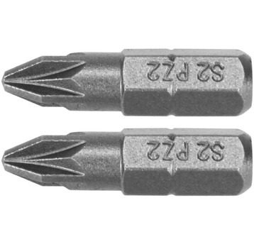 BITY 1/4"X25 MM PZ2 2 SZT