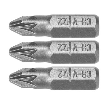 BITY 1/4"X25 MM PZ2 3 SZT