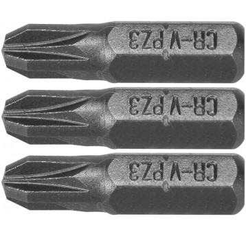 BITY 1/4"X25 MM PZ3 3 SZT