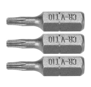 BITY 1/4"X25 MM TORX T10 3 SZT
