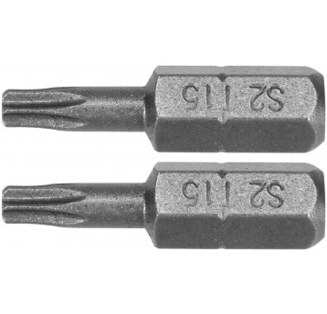 BITY 1/4"X25 MM TORX T15 2 SZT