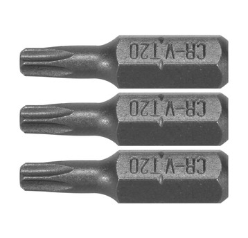 BITY 1/4"X25 MM TORX T20 3 SZT