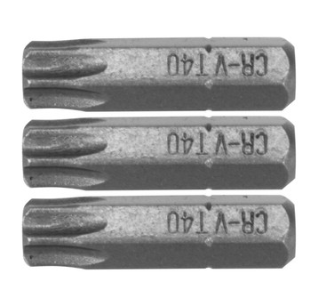 BITY 1/4"X25 MM TORX T40 3 SZT