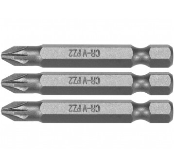 BITY 1/4"X50 MM PZ2 3 SZT