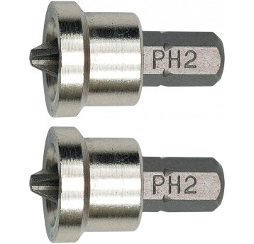 BITY Z OGRANICZNIKIEM PH2 GIPS 2SZT