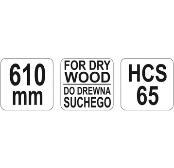 BRZESZCZOT 610MM DO DREWNA SUCHEGO