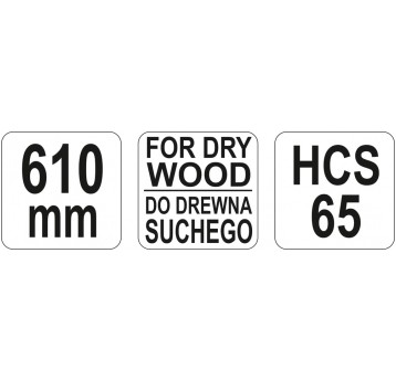 BRZESZCZOT 610MM DO DREWNA SUCHEGO