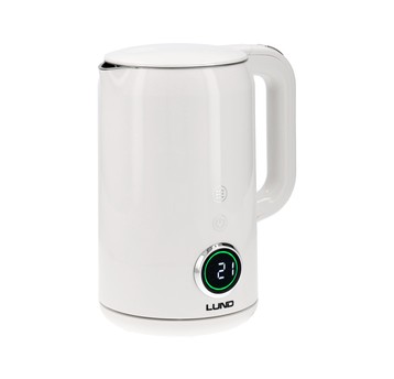 CZAJNIK EL. 1,7L, REGULACJA TEMP., BIAŁY