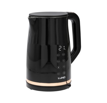 CZAJNIK EL.1,7L, REGULACJA TEMP., CZARNY