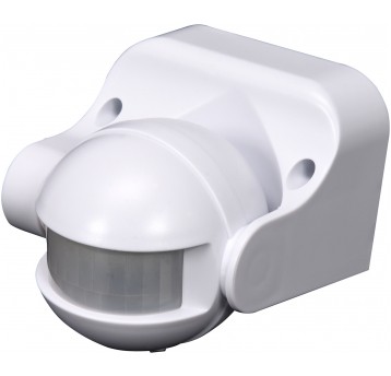 CZUJNIK RUCHU PIR IP44 BIAŁY