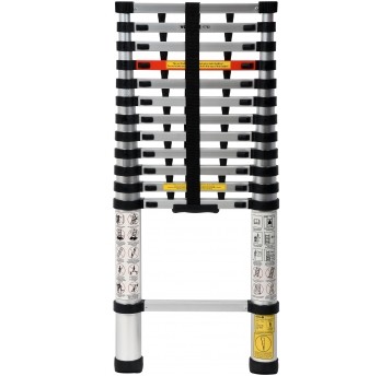 DRABINA ALU TELESKOPOWA 3,8M 13 STOPNI