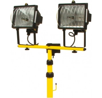 DWIE LAMPY HALOGENOWE 400W 8600LM STOJAK