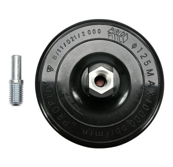 EURO DYSK DO KĄTÓWKI 125MM Z TRZPIENIEM