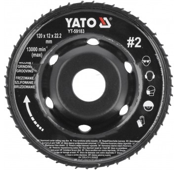 FREZ TARNIK PEŁNY WYPUKŁY 120X12 NR2