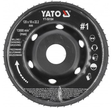 FREZ TARNIK PEŁNY WYPUKŁY 120X18 NR1