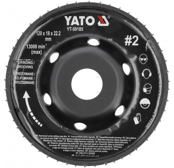 FREZ TARNIK PEŁNY WYPUKŁY 120X18 NR2