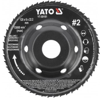 FREZ TARNIK PEŁNY WYPUKŁY 120X6 NR2