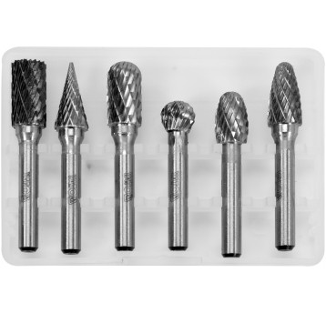 FREZY TRZPIENIOWE DO METALU 6SZT PREMIUM
