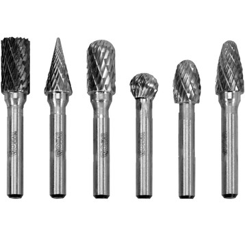 FREZY TRZPIENIOWE DO METALU 6SZT PREMIUM