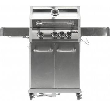GRILL GAZ. ITAMI 3+1 INOX.11,5KW,Z SZYBĄ