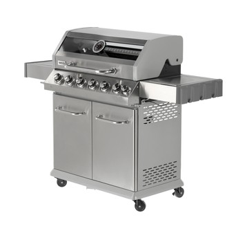 GRILL GAZ. ITAMI 6+1 INOX 20,5KW,Z SZYBĄ