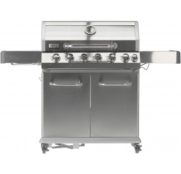 GRILL GAZ. ITAMI 6+1 INOX 20,5KW,Z SZYBĄ