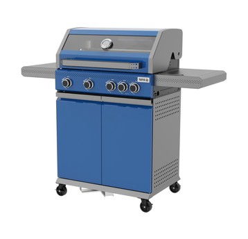 GRILL GAZ. OKAYA 4+1, 14,2KW, NIEBIESKI