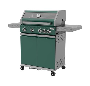 GRILL GAZ. OKAYA 4+1, 14,2KW, ZIELONY