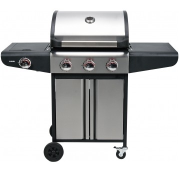 GRILL GAZOWY 3+1 STAL NIERDZEWNA 12,8 KW