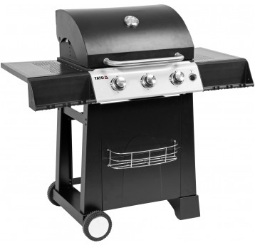 GRILL GAZOWY 3 PALNIKI; 9KW; LED