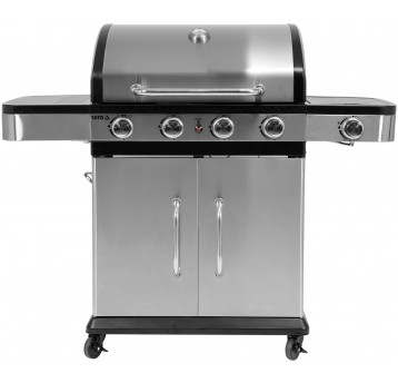 GRILL GAZOWY 4+1 STAL NIERDZEWNA 14,2KW