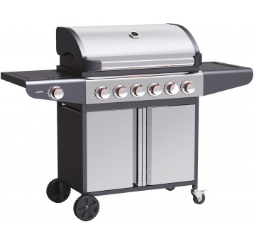 GRILL GAZOWY 6+1 STAL NIERDZEWNA 18,2KW