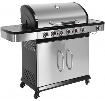 GRILL GAZOWY 6+1 STAL NIERDZEWNA 20,2KW